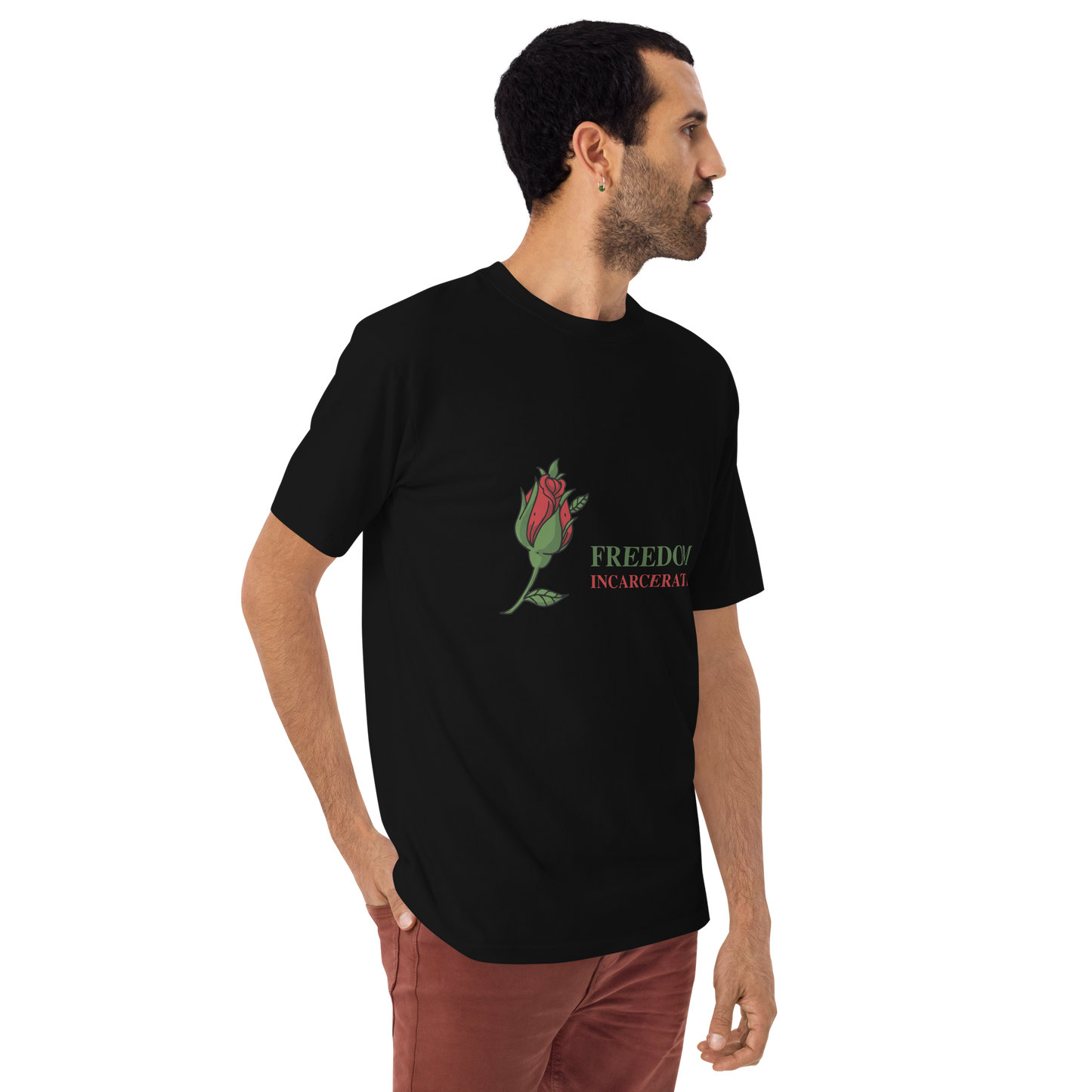 Freedom Incarcerated Rose T Shirt