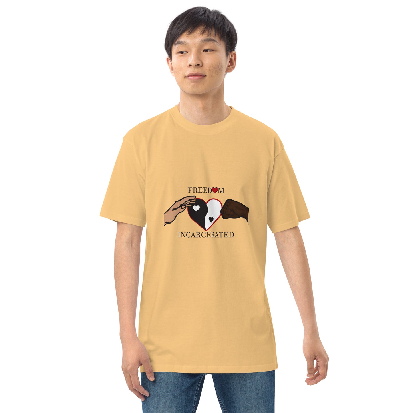 Freedom Incarcerated Love and Peace t shirt
