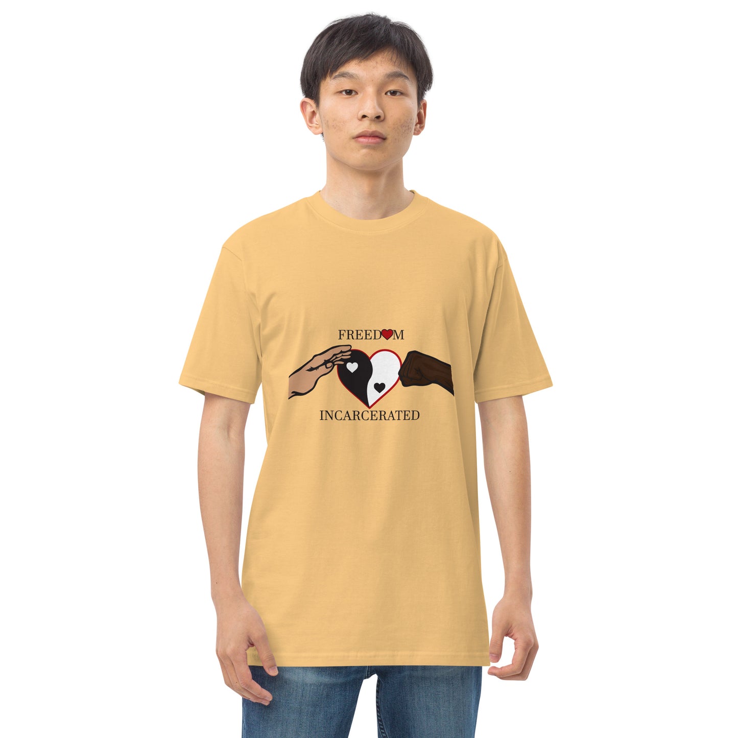 Freedom Incarcerated Love and Peace t shirt