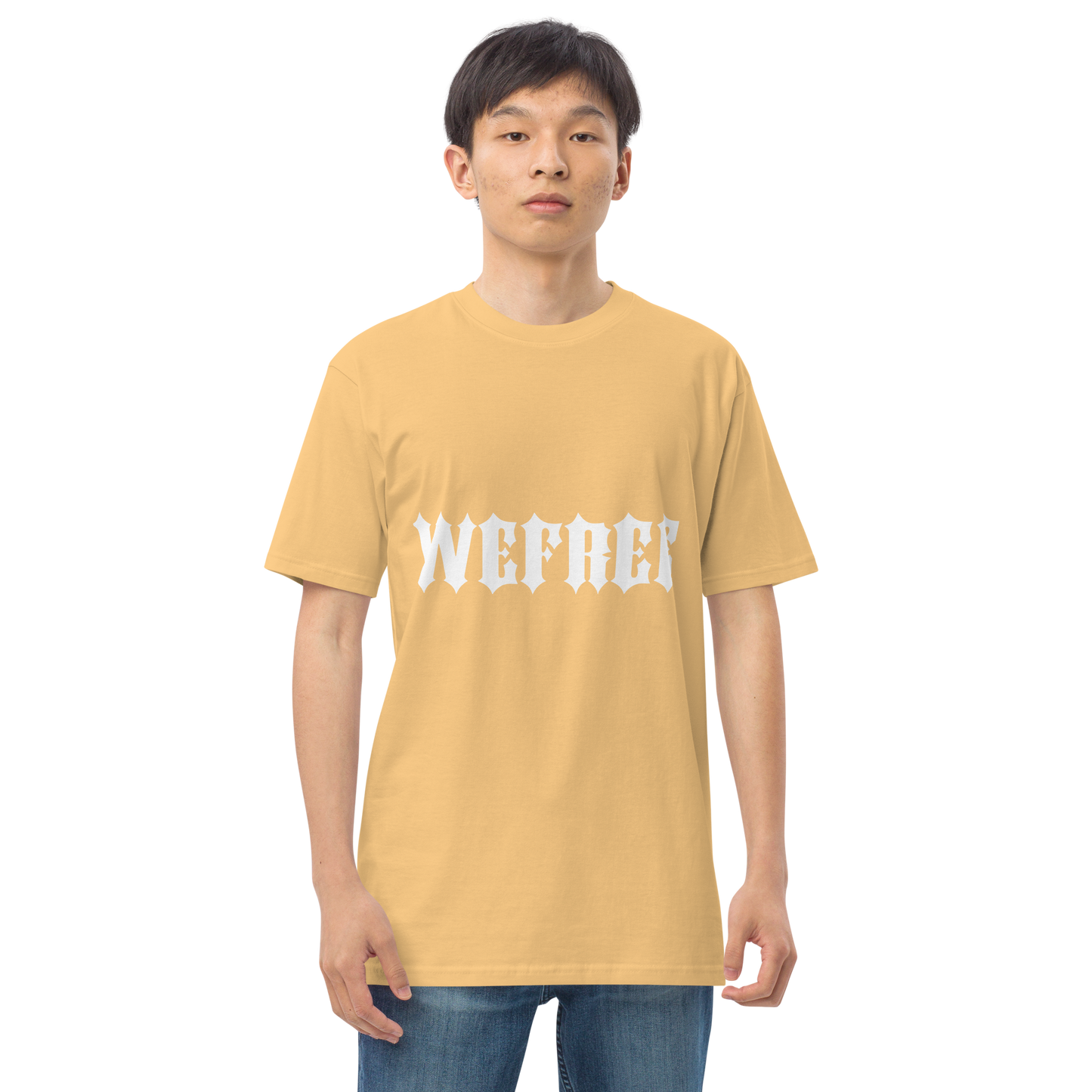 Men’s premium heavyweight tee Wefree