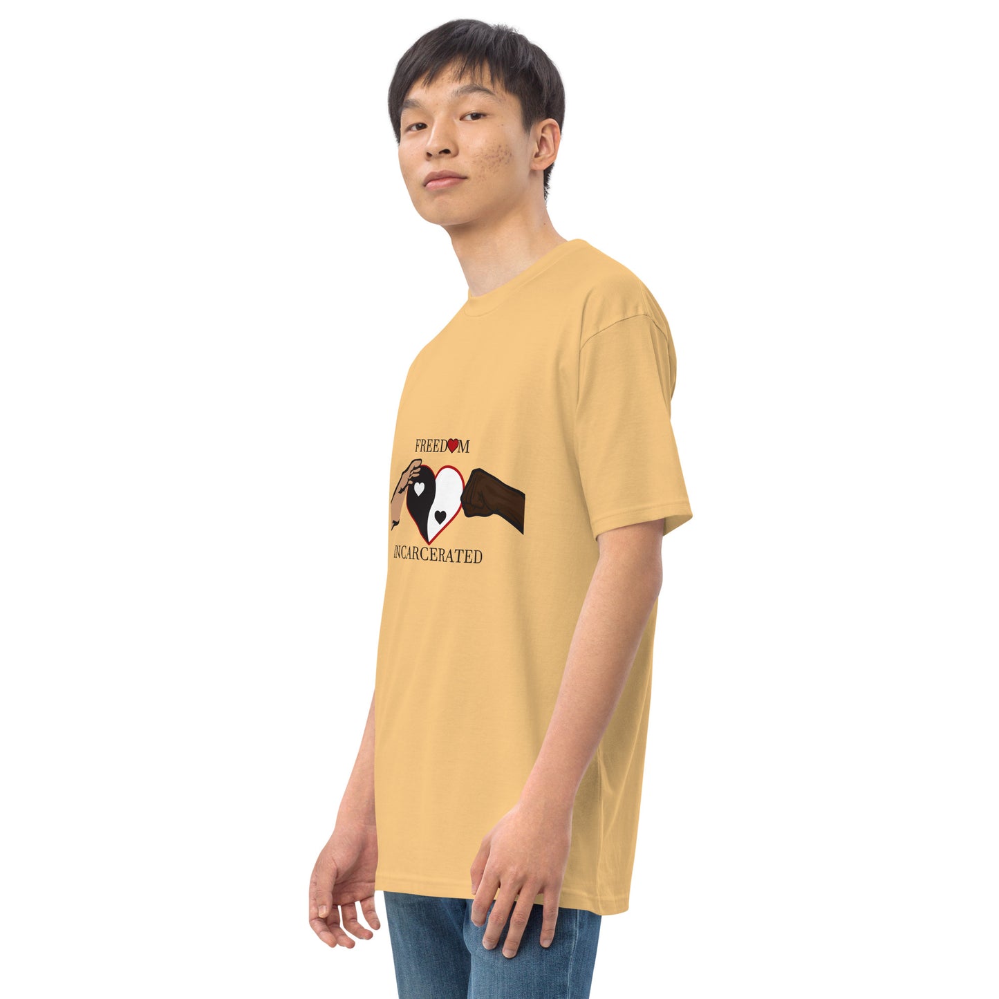 Freedom Incarcerated Love and Peace t shirt