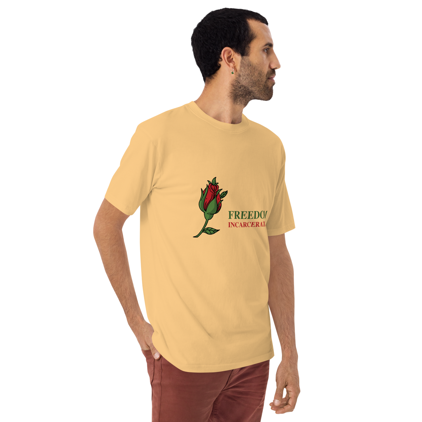 Freedom Incarcerated Rose T Shirt
