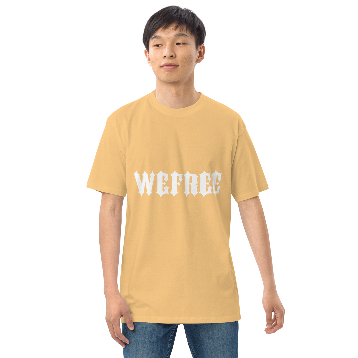 Men’s premium heavyweight tee Wefree
